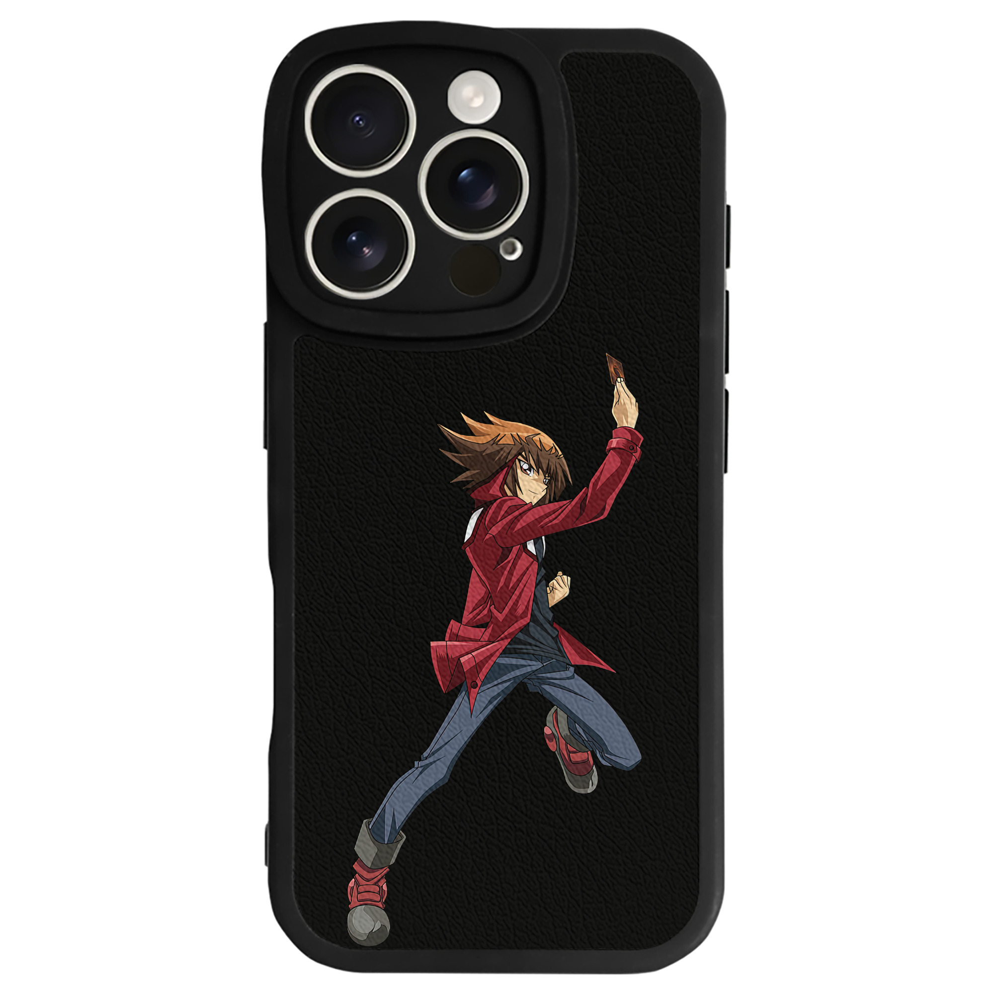 遊☆戯☆王 Yu-Gi-Oh! 【iPhone 16シリーズ対応】シリコンスマホケース（レザー調） 材質：シリコン